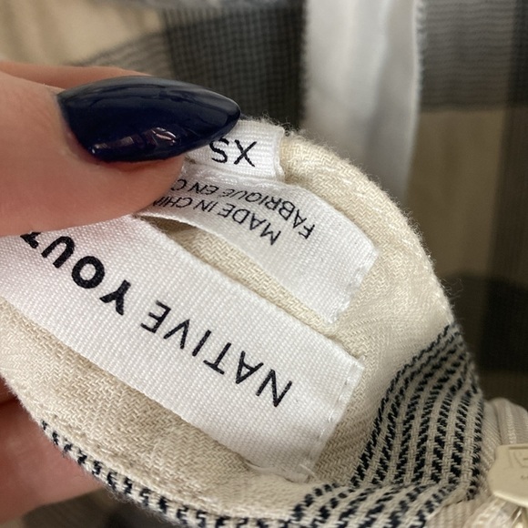 Native Youth grid pattern tie back dress - Picture 7 of 8